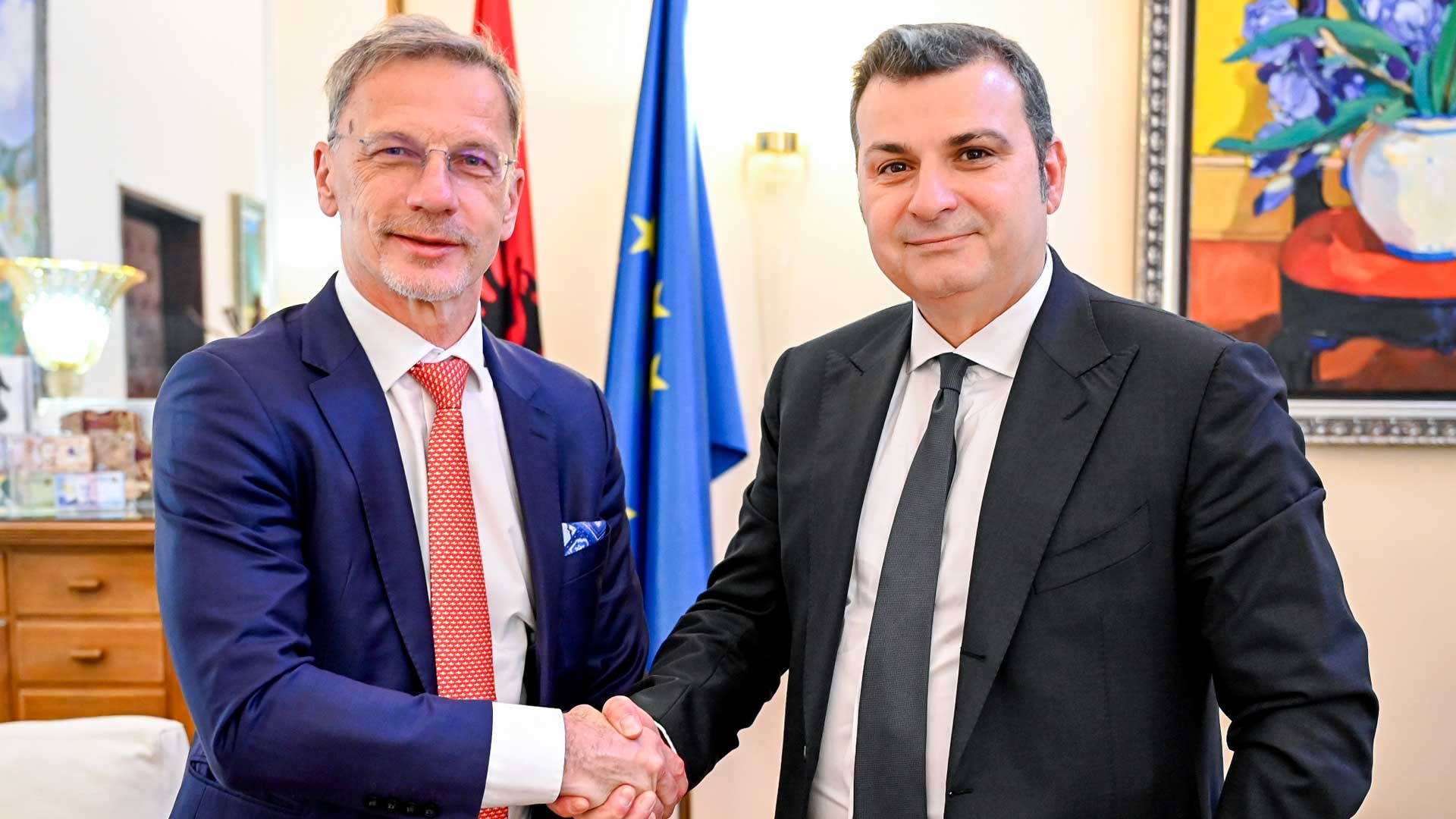 Governor of the Croatian National Bank visits the Central Bank of Albania Governor of the Croatian National Bank visits the Central Bank of Albania